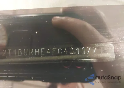 2015 Toyota Corolla Le from USA, damaged, VIN 2T1BURHE4FC401177